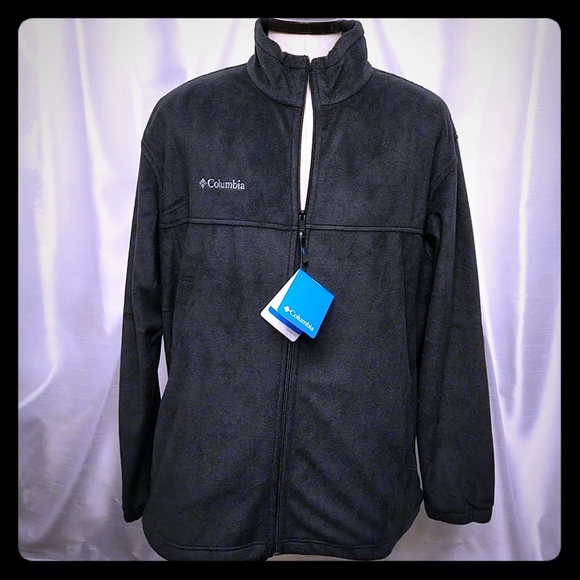 Columbia men's fleece zip up jacket Gray XXL
